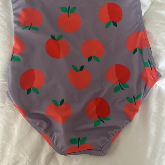 Hanna Andersson One-Piece Ruffle Strap Swimsuit - Picture 6 of 8